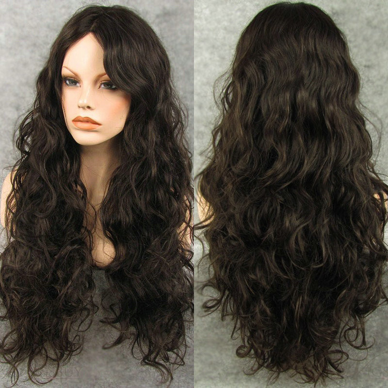 Peruvian luxury natural wavy remy hair wig DL0006